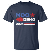 Funny Moo Deng 2024 T Shirt Star Striped - Wonder Print Shop