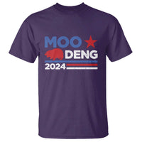 Funny Moo Deng 2024 T Shirt Star Striped - Wonder Print Shop