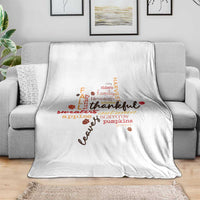 Thanksgiving Maple Leaf Fall Season Throw Blanket - Wonder Print Shop