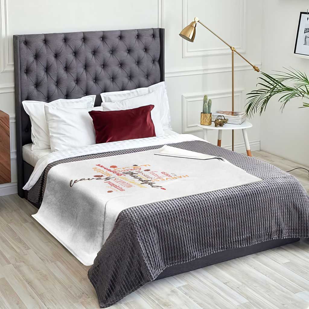 Thanksgiving Maple Leaf Fall Season Throw Blanket - Wonder Print Shop