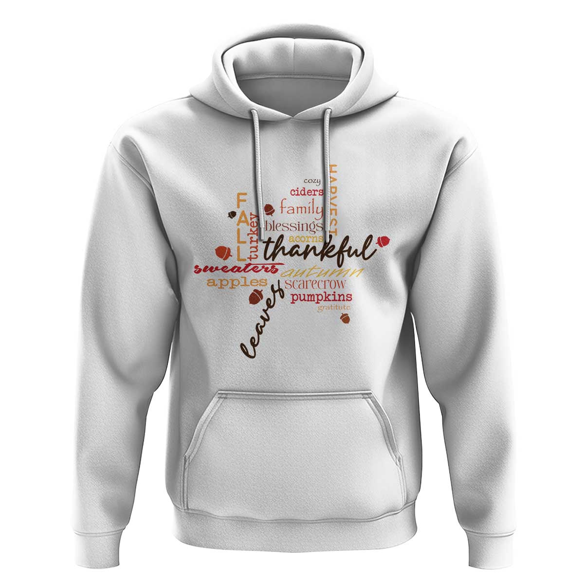 Thanksgiving Maple Leaf Fall Season Hoodie