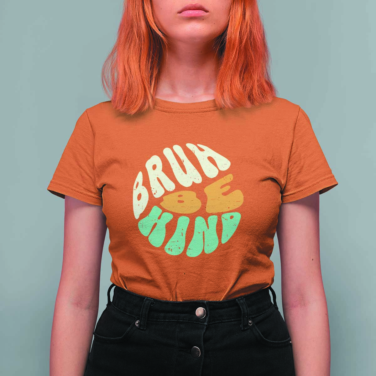 Unity Day T Shirt For Women Bruh Be Kind Anti Bullying Kindness Orange Shirt - Wonder Print Shop