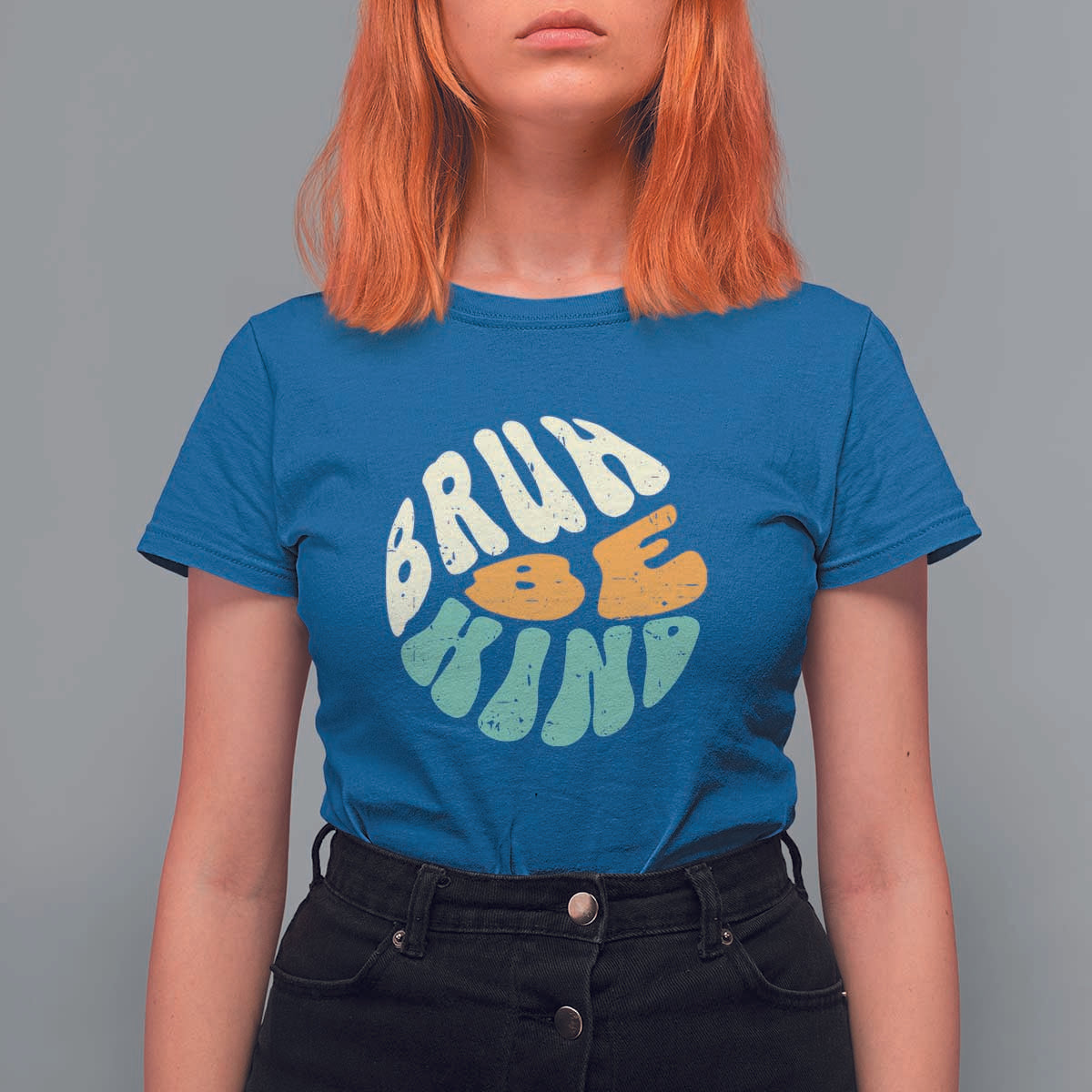 Unity Day T Shirt For Women Bruh Be Kind Anti Bullying Kindness Orange Shirt - Wonder Print Shop