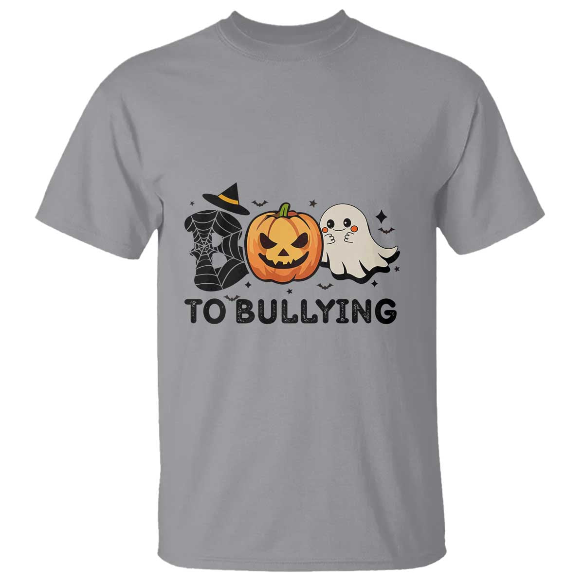 Halloween Unity Day T Shirt Boo To Bullying Anti Bullying Awareness Ghost Pumpkin - Wonder Print Shop