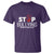 Anti Bullying Awareness T Shirt Stop Bullying Stand Up Speak Out Hand Prints - Wonder Print Shop