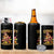 Funny Turkey And Touchdowns 4 in 1 Can Cooler Tumbler Thanksgiving American Football Fall Season - Wonder Print Shop