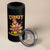 Funny Turkey And Touchdowns 4 in 1 Can Cooler Tumbler Thanksgiving American Football Fall Season - Wonder Print Shop