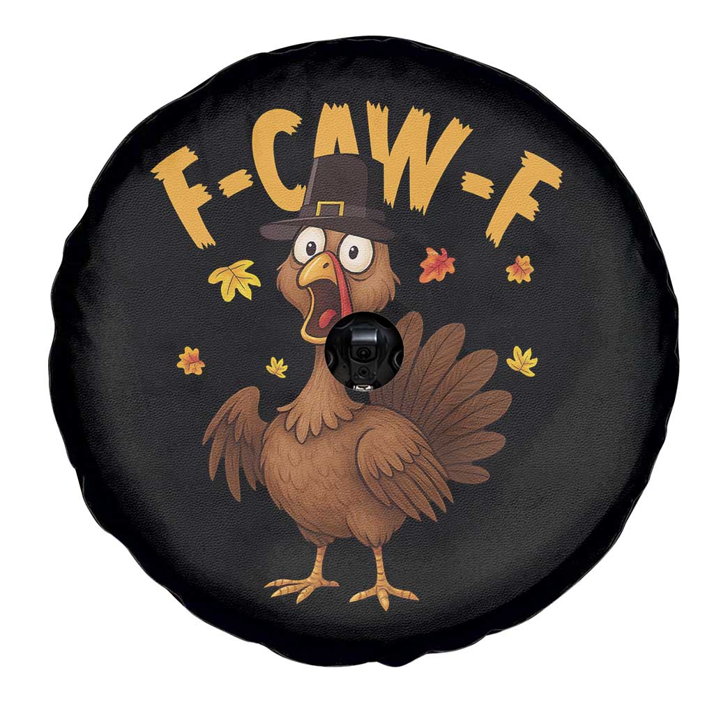 Funny F Caw F Thanksgiving Turkey Spare Tire Cover Poultry Humor - Wonder Print Shop