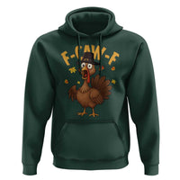 Funny F Caw F Thanksgiving Turkey Hoodie Poultry Humor - Wonder Print Shop