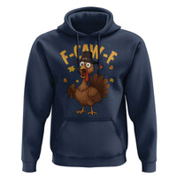 Funny F Caw F Thanksgiving Turkey Hoodie Poultry Humor - Wonder Print Shop