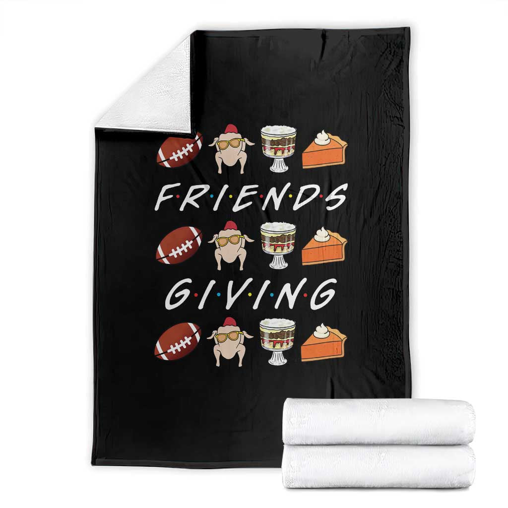 Funny Thanksgiving Thankful Friends Giving Party Throw Blanket - Wonder Print Shop