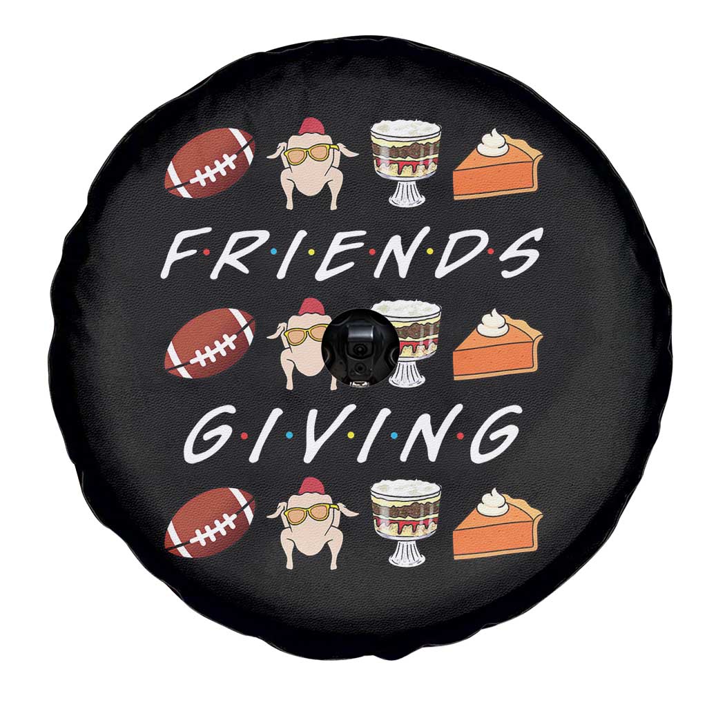 Funny Thanksgiving Thankful Friends Giving Party Spare Tire Cover - Wonder Print Shop
