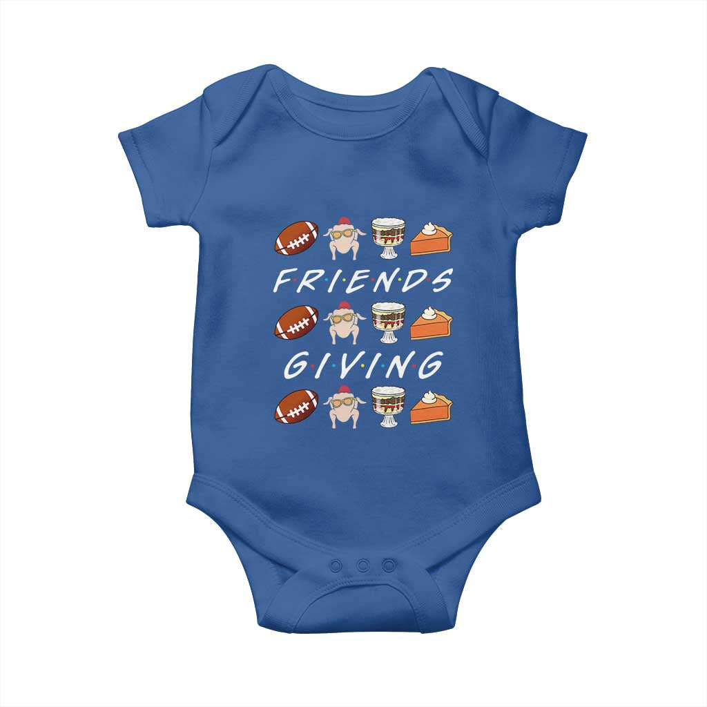 Funny Thanksgiving Thankful Friends Giving Party Baby Onesie - Wonder Print Shop