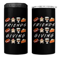 Funny Thanksgiving Thankful Friends Giving Party 4 in 1 Can Cooler Tumbler - Wonder Print Shop