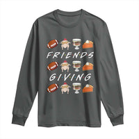 Funny Thanksgiving Thankful Friends Giving Party Long Sleeve Shirt - Wonder Print Shop
