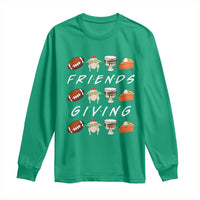 Funny Thanksgiving Thankful Friends Giving Party Long Sleeve Shirt - Wonder Print Shop