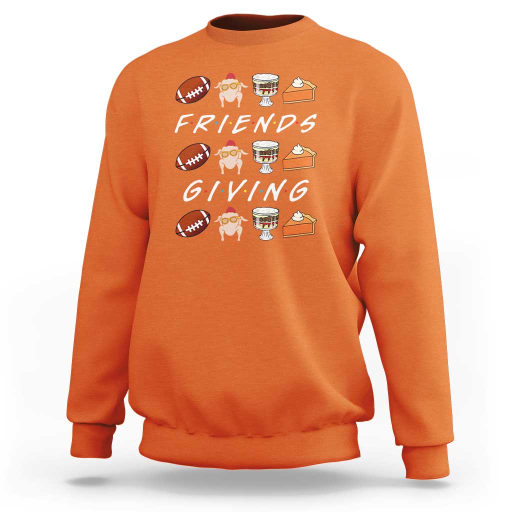 Funny Thanksgiving Thankful Friends Giving Party Sweatshirt - Wonder Print Shop