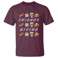 Funny Thanksgiving Thankful Friends Giving Party T Shirt - Wonder Print Shop
