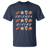 Funny Thanksgiving Thankful Friends Giving Party T Shirt - Wonder Print Shop