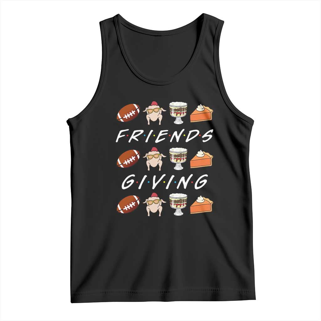 Funny Thanksgiving Thankful Friends Giving Party Tank Top - Wonder Print Shop