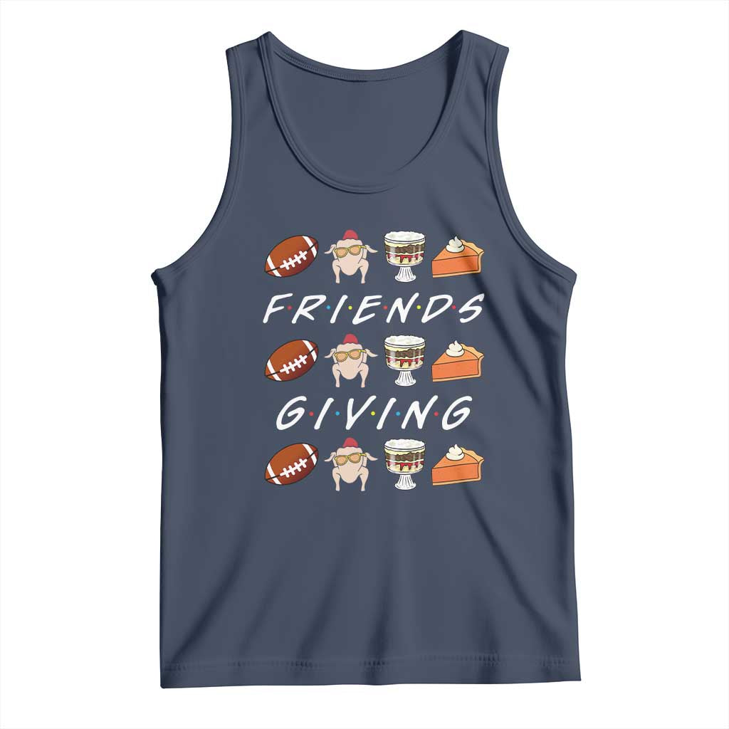 Funny Thanksgiving Thankful Friends Giving Party Tank Top - Wonder Print Shop