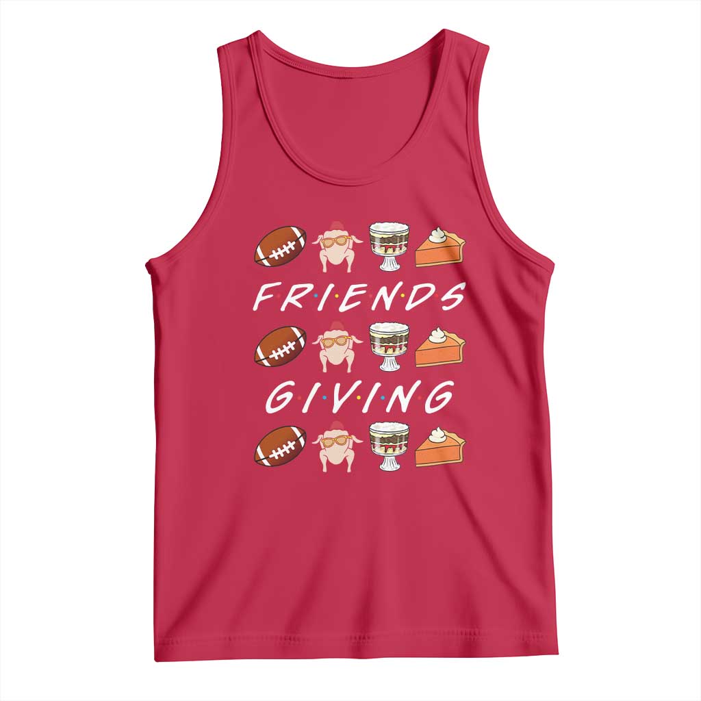 Funny Thanksgiving Thankful Friends Giving Party Tank Top - Wonder Print Shop