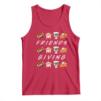 Funny Thanksgiving Thankful Friends Giving Party Tank Top - Wonder Print Shop