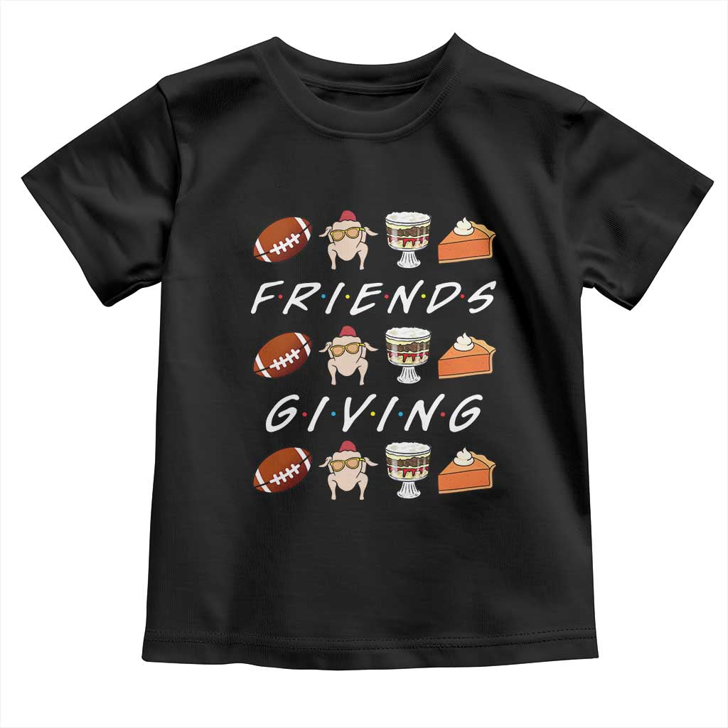 Funny Thanksgiving Thankful Friends Giving Party Toddler T Shirt - Wonder Print Shop