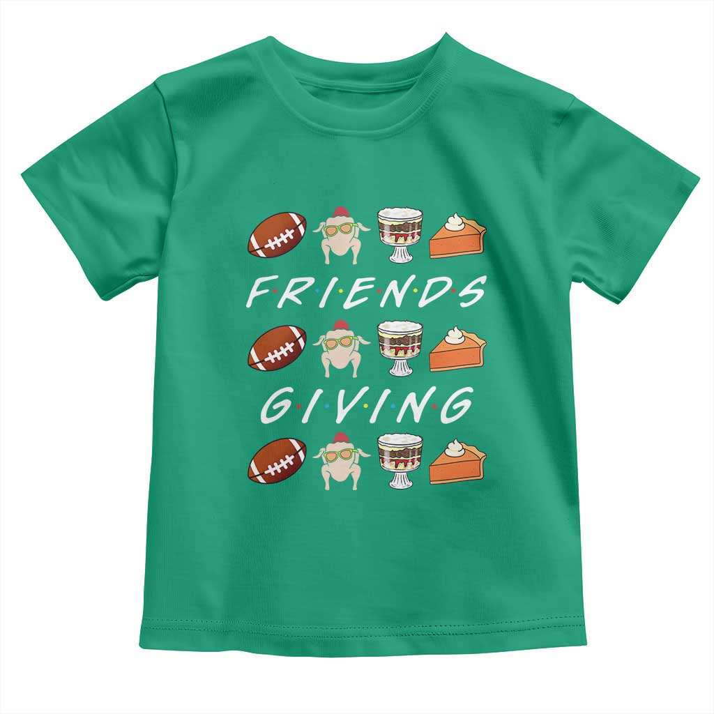 Funny Thanksgiving Thankful Friends Giving Party Toddler T Shirt - Wonder Print Shop