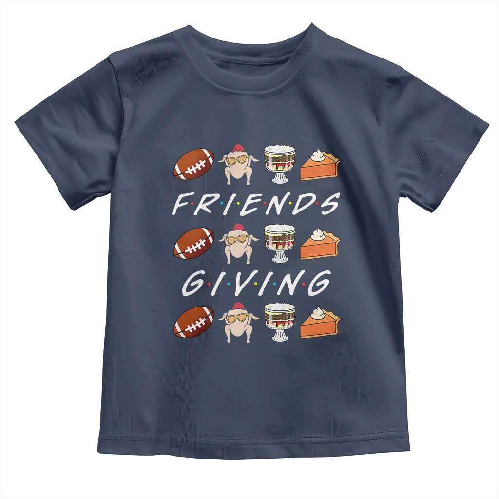 Funny Thanksgiving Thankful Friends Giving Party Toddler T Shirt - Wonder Print Shop