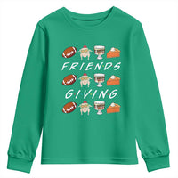 Funny Thanksgiving Thankful Friends Giving Party Youth Sweatshirt - Wonder Print Shop