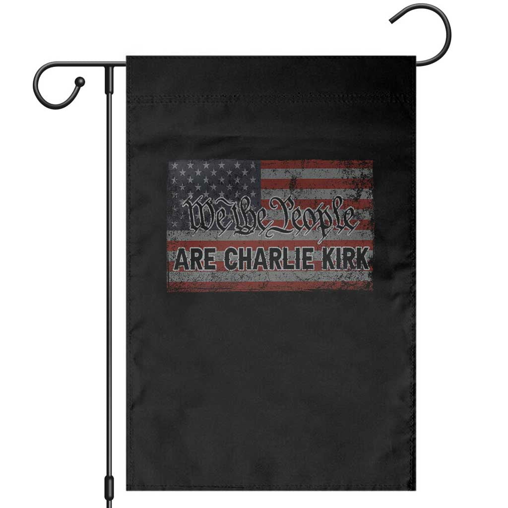 We Are Charlie Kirk Garden Flag We The People Vintage American Flag - Wonder Print Shop