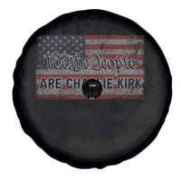 We Are Charlie Kirk Spare Tire Cover We The People Vintage American Flag - Wonder Print Shop
