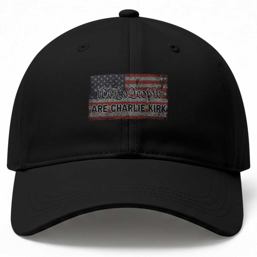 We Are Charlie Kirk Baseball Cap We The People Vintage American Flag