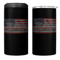 We Are Charlie Kirk 4 in 1 Can Cooler Tumbler We The People Vintage American Flag - Wonder Print Shop