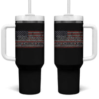 We Are Charlie Kirk Tumbler With Handle We The People Vintage American Flag - Wonder Print Shop