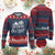Funny Xmas Viking Ugly Christmas Sweater Sleigh All Day Sleipnir Longship Santa - Wonder Print Shop