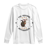 Funny Christmas Squirrel Long Sleeve Shirt The Original Nutcracker Snowflake Santa Hat