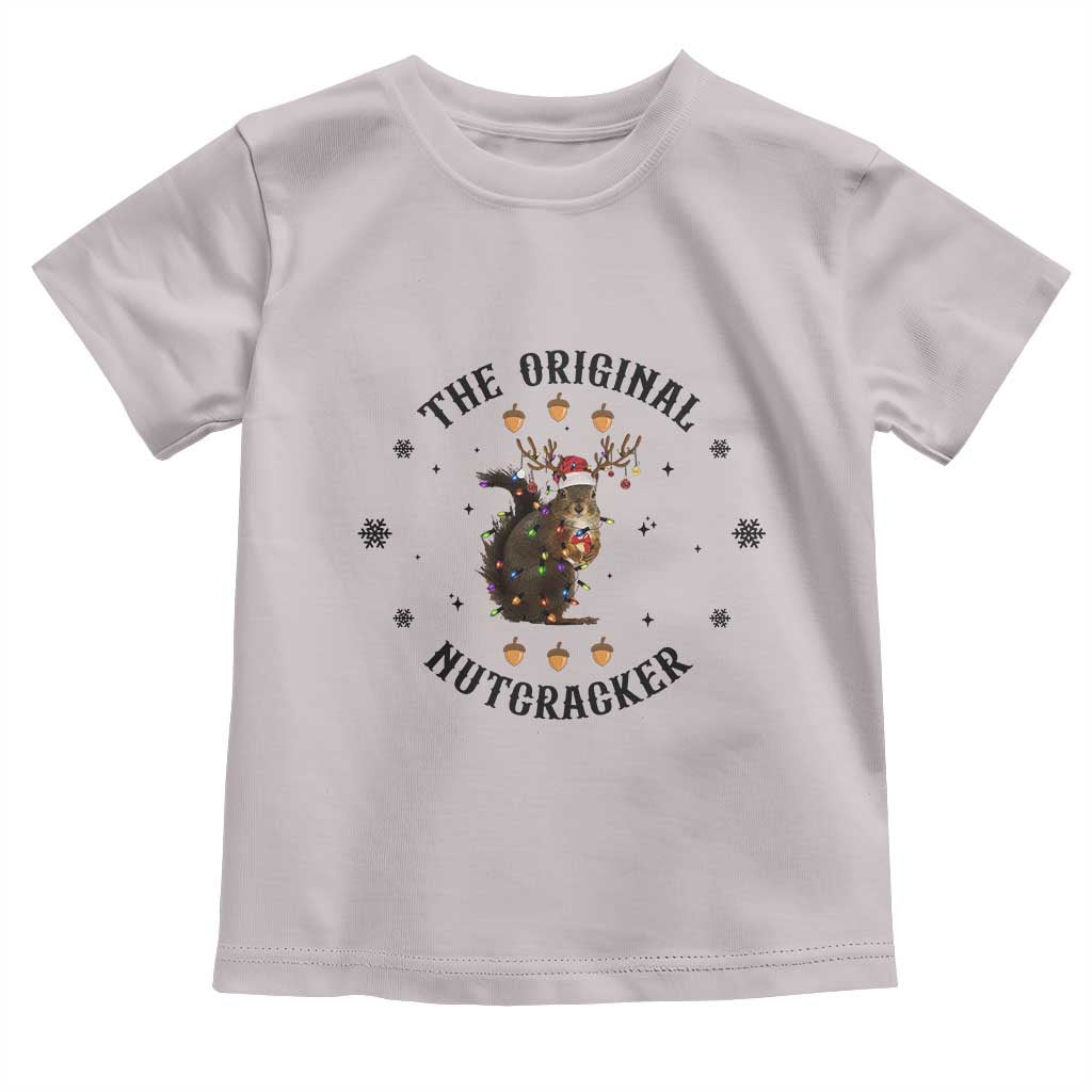 Funny Christmas Squirrel Toddler T Shirt The Original Nutcracker Snowflake Santa Hat TS11