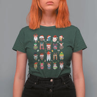 Funny Christmas Viking T Shirt For Women Nordic Cute Viking Warriors - Wonder Print Shop