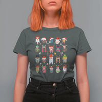 Funny Christmas Viking T Shirt For Women Nordic Cute Viking Warriors - Wonder Print Shop