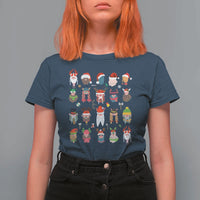 Funny Christmas Viking T Shirt For Women Nordic Cute Viking Warriors - Wonder Print Shop