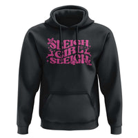 Funny Pink Christmas Hoodie Sleigh Girl Sleigh Reindeer