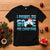 Funny Christmas Gamers T Shirt I Paused My Game For Christmas Snowy Santa Hat - Wonder Print Shop