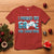 Funny Christmas Gamers T Shirt I Paused My Game For Christmas Snowy Santa Hat - Wonder Print Shop
