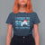 Funny Christmas Gamers T Shirt For Women I Paused My Game For Christmas Snowy Santa Hat - Wonder Print Shop