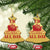 Funny Xmas Christmas Ornament Sleigh All Day Xmas Santa's Sleigh - Wonder Print Shop