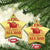 Funny Xmas Christmas Ornament Sleigh All Day Xmas Santa's Sleigh - Wonder Print Shop