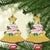 Sleigh Girl Sleigh Christmas Ornament Xmas Retro Groove Slay Girl Mistletoe - Wonder Print Shop