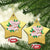 Sleigh Girl Sleigh Christmas Ornament Xmas Retro Groove Slay Girl Mistletoe - Wonder Print Shop
